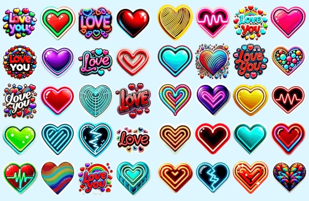 Heart Stickers